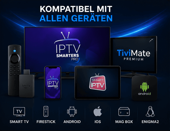 Premium IPTV auf Smart TV und Firestick