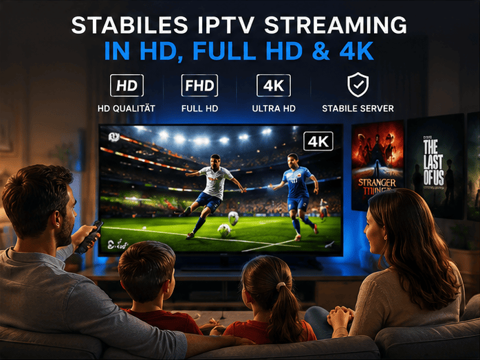 IPTV Anbieter Deutschland in HD und 4K